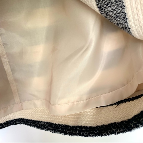 NWT Crown & Ivy Striped A-Line Dress Navy & Cream - Picture 12 of 13